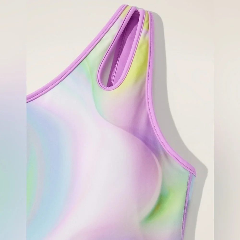 NWT Athleta Girl Cutout One piece Swimsuit Size S/7
